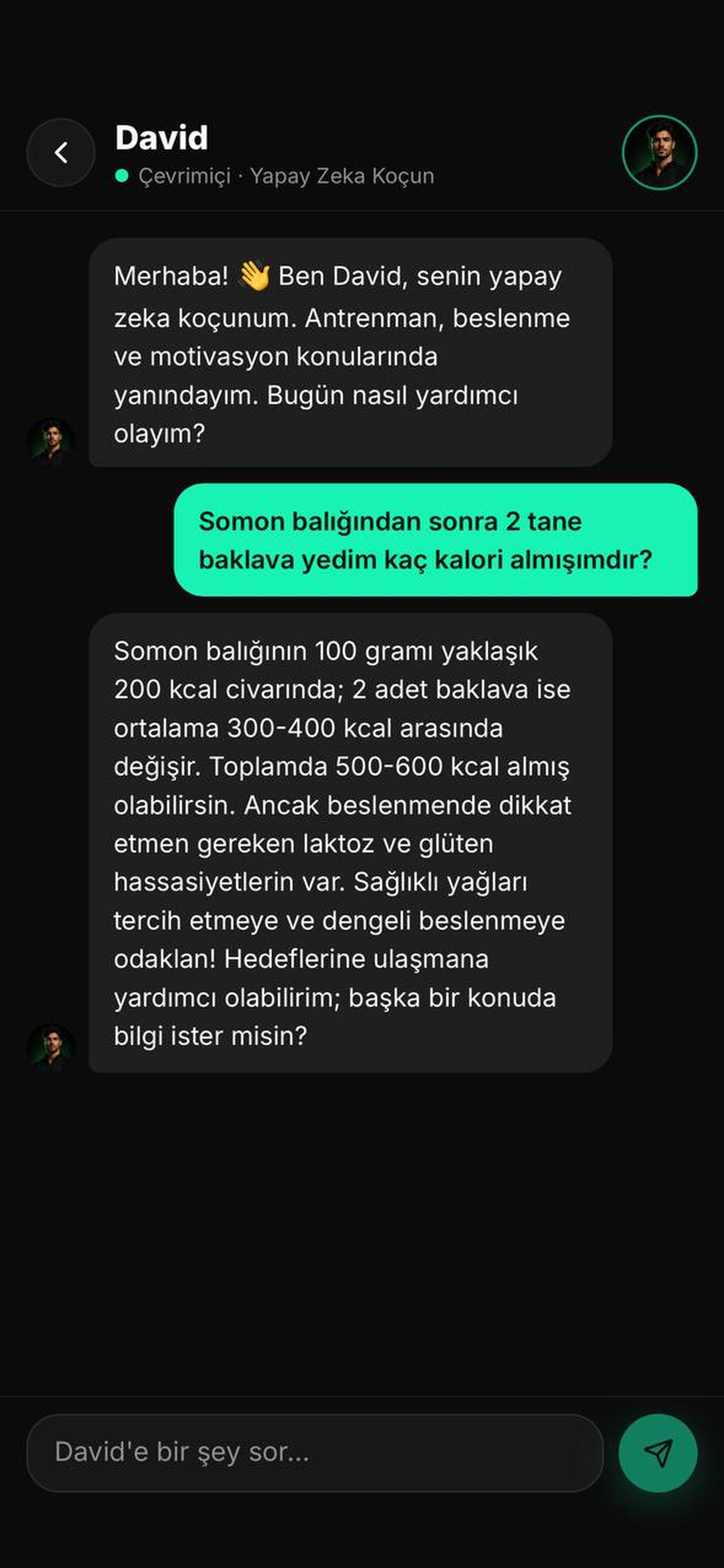 JoVVo — David — yapay zekâ koçu